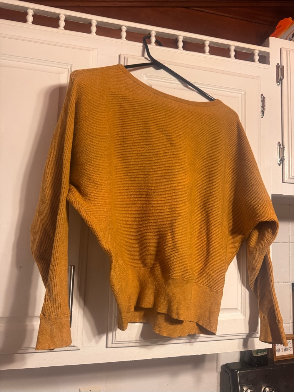 Women's Mustard Crewneck Sweater